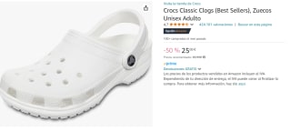 Zuecos Crocs Classic Clogs por 25€