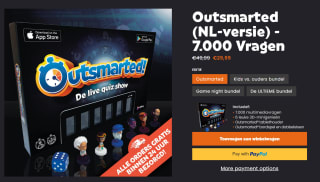 Outsmarted - Te slim af! - Trivia - Interactief Bordspel - voor €29,99