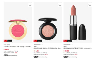 Tot 40% korting op MAC en Too Faced make-up bij Zalando