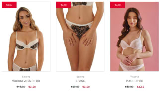 Sample sale items voor €3,50 bij Sapph