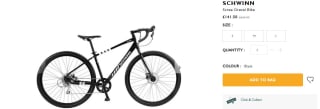 SCHWINN Scree Gravel Bike: £141.50