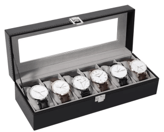 Estuche para Relojes y Joyeros de 6 Rejillas por solo 13,33€
