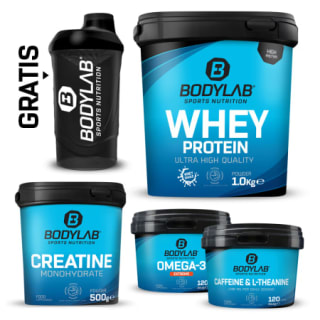 Bodylab Whey Protein (1000g) + Top-Supplement-Bestseller voor €49,33 dmv code bij Bodylab