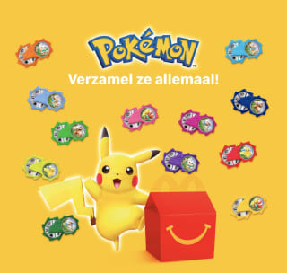 Pokemon kaartjes in je happy meal