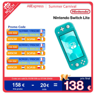 Consolas Nintendo Switch Lite - 32GB Batería 3570mah por 138€