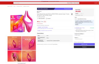 Durex Vibrador Estimulador Multi Uso RIDE & TEASE por solo 30,62€