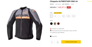 Chaqueta Alpinestars SMX Air por 159,97€