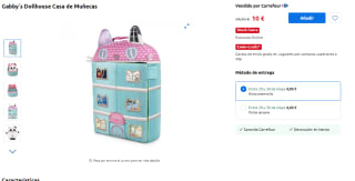Gabby's Dollhouse - La casa de Gabby de peluche por 10€