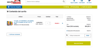 TV OLED LG OLED4848 C27L 48" 4K HDR Procesador α9 Gen 5 con IA pro a solo 804€