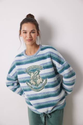 Pijama polar rayas estrellas Harry Potter Women'secret por 9,99€ 2ª unidad al 50%