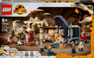 LEGO Jurassic World T-Rex & Atrociraptor dinosaurus ontsnapping voor €62,99 bij Bol.com