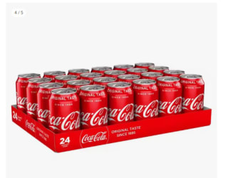 Pack de 24 Latas de Coca Cola de 330 ml por 9.03€