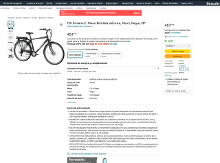 Bicicleta eléctrica F.lli Schiano E- Moon 28'' a tan solo 457,74€