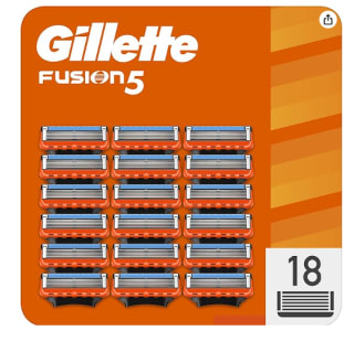 18 Cuchillas de Recambio Gillette Fusion5 por 36.09€