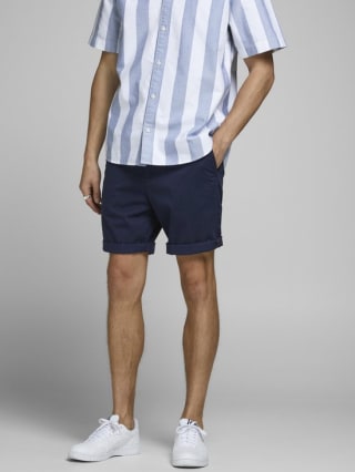 Jack & Jones BOWIE SOLID - Shorts - navy blazer voor €10,67 bij Bol
