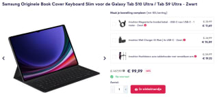 Samsung - Cover Keyboard Slim - Galaxy Tab S9 Ultra Book voor €99,99 bij Smartphonehoesjes