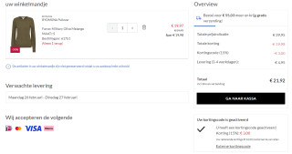 15% extra korting op alles in de outlet van Bon'A Parte