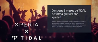 Consigue 3 meses de TIDAL HiFi con tu Xperia 1
