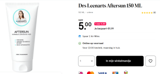 Drs Leenarts Aftersun - Huidverzorging - 150 ml voor €5 bij de Etos