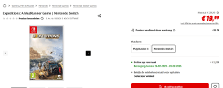 Expeditions: A Mudrunner Game voor €19,99 bij de Mediamarkt.