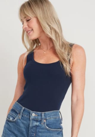 Polera Sin Mangas Old Navy First Layer Tejido Acanalado por $5.390