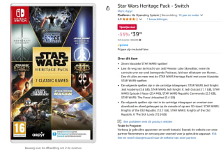 Star Wars: Heritage Pack voor €39,99 bij Amazon