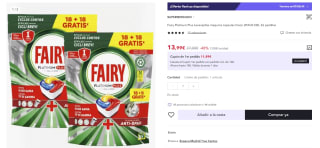 72 capsulas Fairy Platinum Plus Lavavajillas por 13,99€
