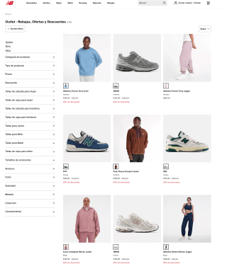 Descuento Hasta 50% Moda deportiva New Balance