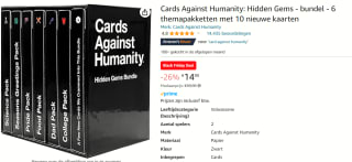 Cards Against Humanity - Hidden Gems voor €14,90 bij Amazon
