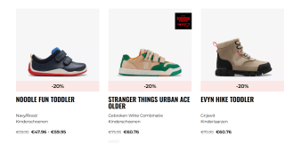 10% extra korting op geselecteerde sale items tot 50% bij Clarks
