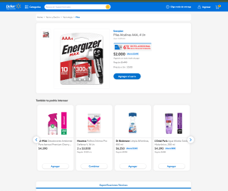 Pilas Alcalinas Aaa, 4 Unidades por solo $2.000