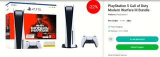Sony PlayStation 5 Call of Duty Modern Warfare III Bundle voor €488 bij Nedgame