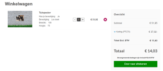 Tuinposter met eigen foto voor 73% bij CanvasCompany