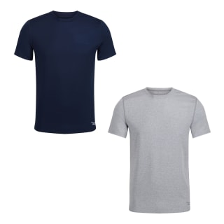 Reebok Pack 2 Camiseta negro y gris claro por 12,99€