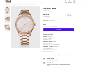 Reloj Michael Kors LAYTON por solo 80€
