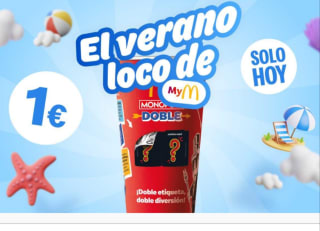 Hoy oferta bebida grande por 1€