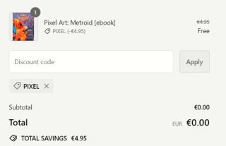 Engels/Japans eBook Pixel Art : Metroid gratis dmv code bij Retrogamebooks
