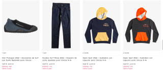 Chanclas Quiksilver y Roxy desde solo 4,19€ preciazos