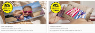 20% korting op alle CEWE Fotoboeken en Fotoafdrukken bij Kruidvat