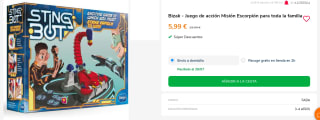 Juego Misión Escorpión de Bizak por 5.99€