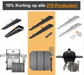 10% korting op 270 producten bij Roost Buitenkoken