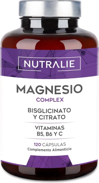 Citrato de Magnesio 1545mg + Magnesio Bisglicinato 600mg Nutralie por 16,88€