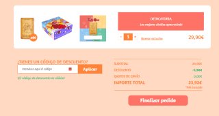 20% descuento caja galletas personalizadas TostaRica gran regalo San Valentín