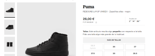 Zapatillas Puma y Vans desde solo 15,50€