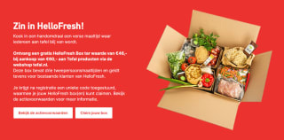 Gratis HelloFresh box bij bestelling vanaf €60,- op tefal.nl
