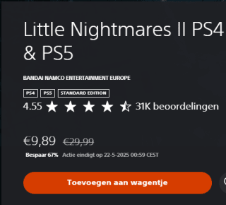 Little Nightmares II PS4 & PS5 in de Playstation Store