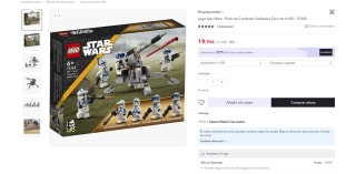 Set Lego Star Wars TM Pack de Combate, Soldados Clon de la 501 por 14,96€