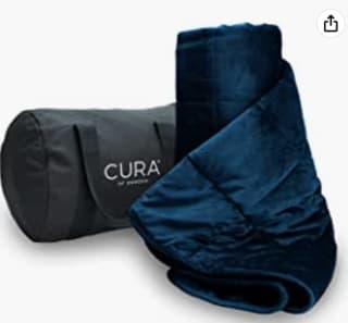 CURA Minky Verzwaringsdeken 140x200 6kg voor €34,20 bij Amazon.nl