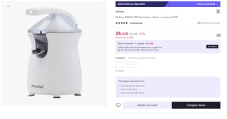 Exprimidor MyWave MWEXP-300P La Palma con palanca 300W por 15.85€