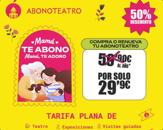 Abonoteatro Anual 50% descuento en compra o renovación por 10 puntos Travel Club